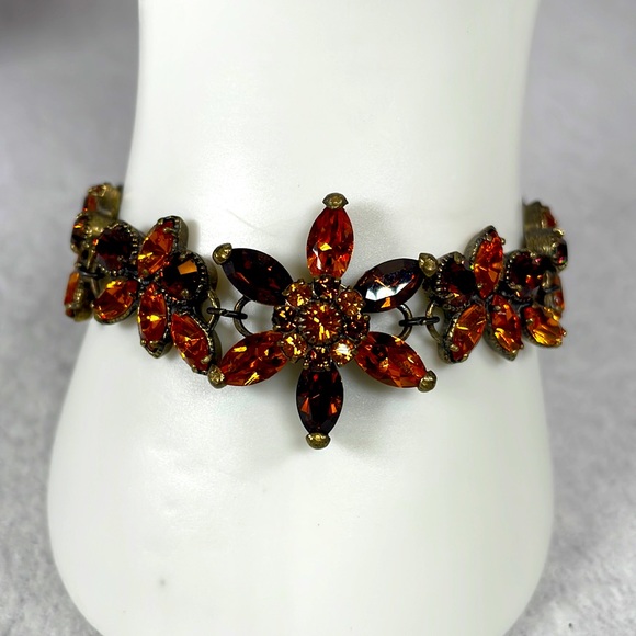 Kenny Ma Vintage Inspired Bracelet Swarovski Crystals - Picture 1 of 7